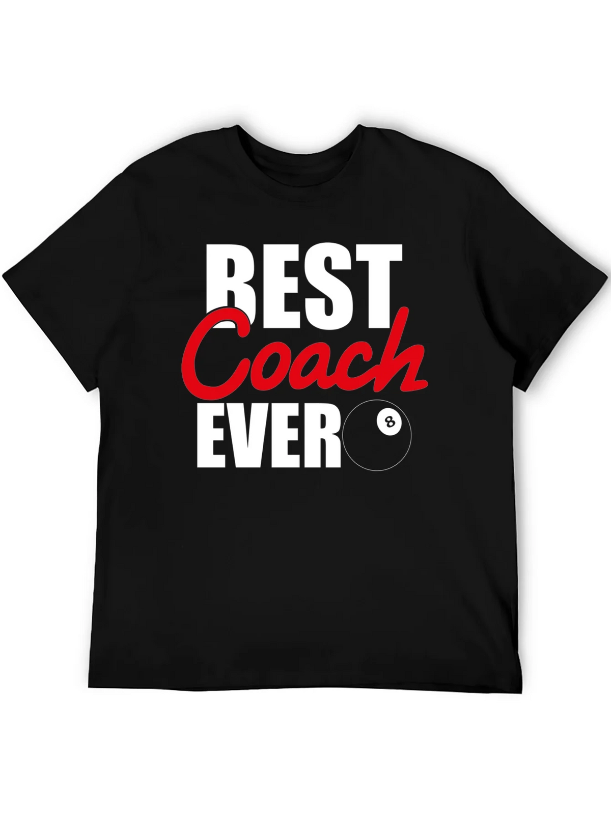 Best Coach Ever Graphic T-Shirt - Pool Billiards product image 5