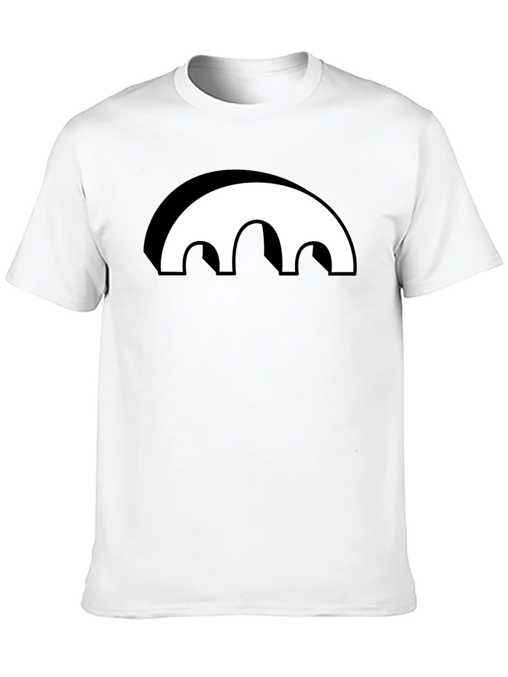 Black Graphic Tee - Abstract Arch Design product image 9