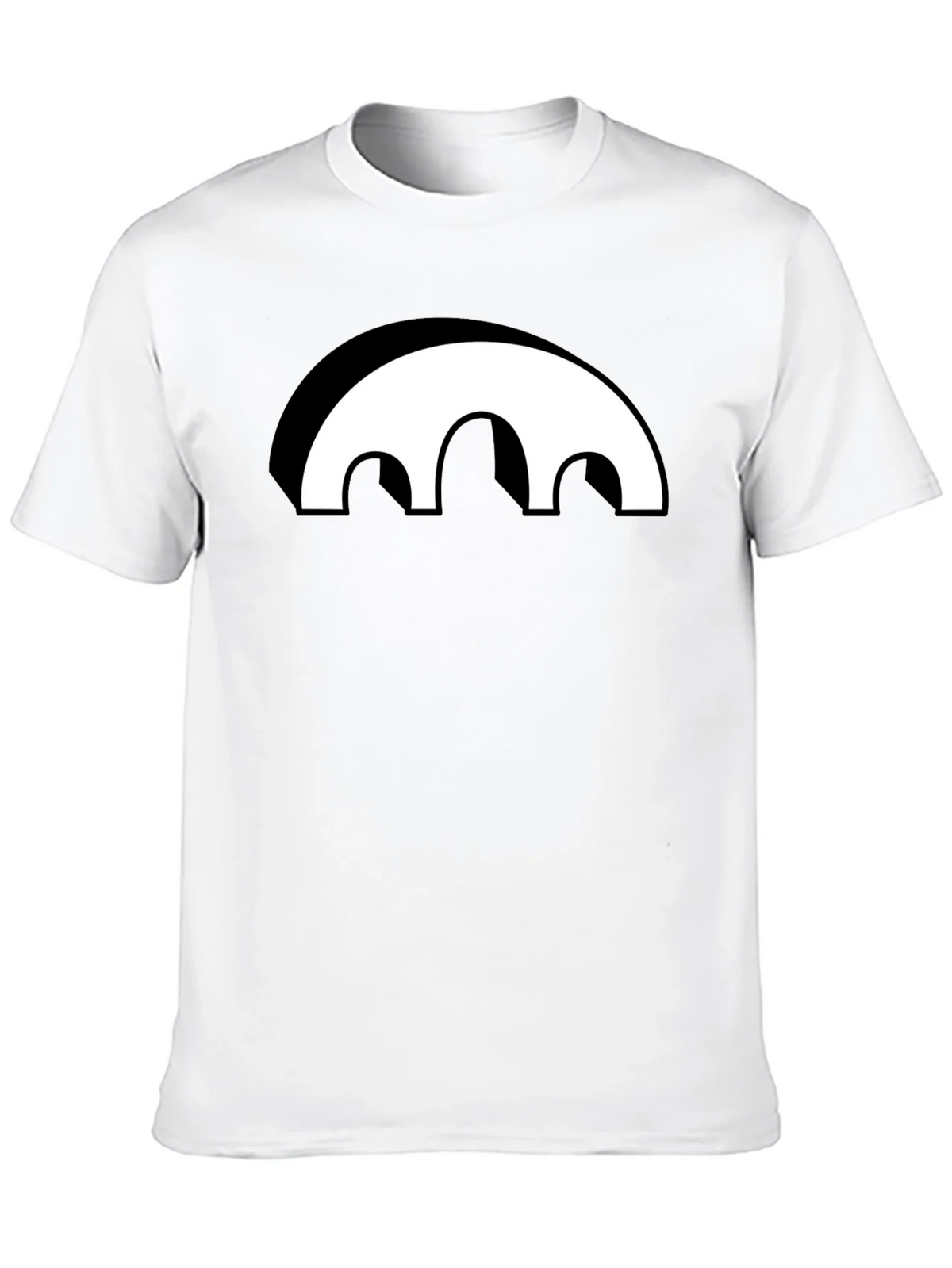 Black Graphic Tee - Abstract Arch Design product image 9