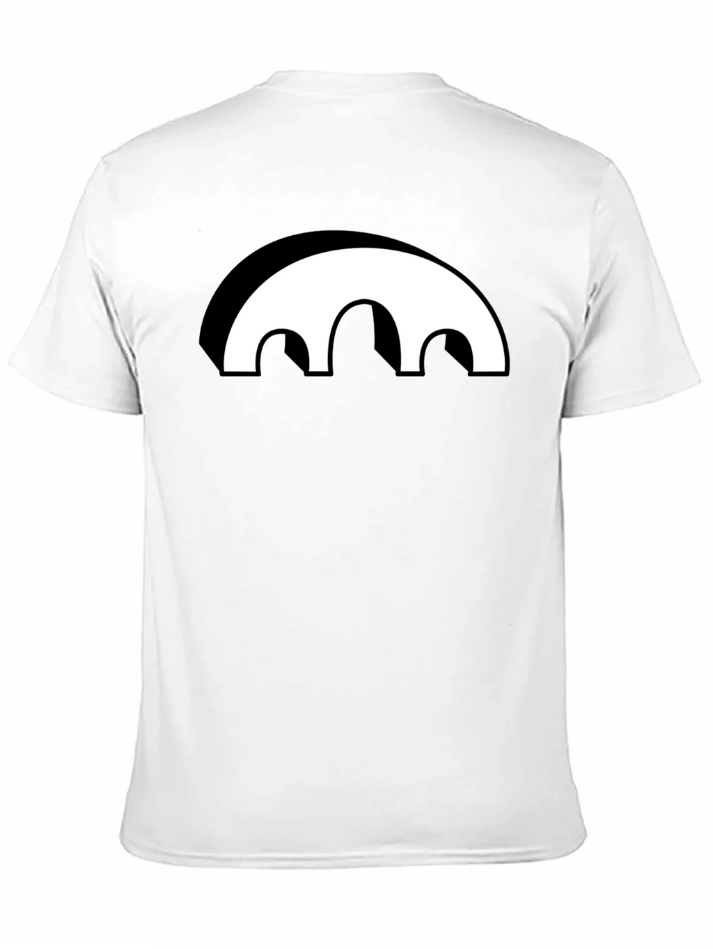 Black Graphic Tee - Abstract Arch Design product image 10