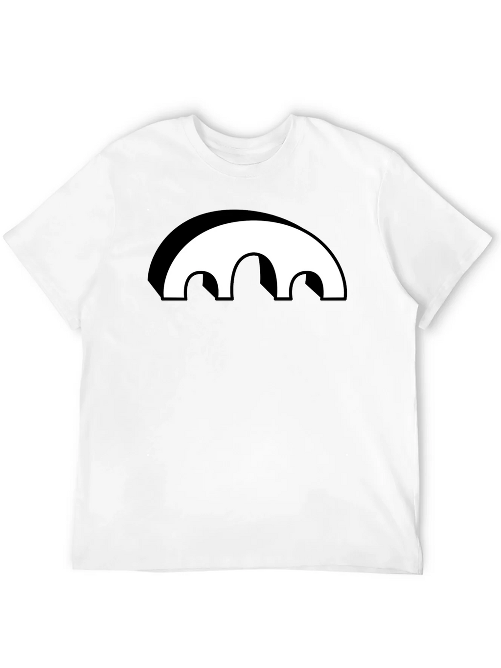 Black Graphic Tee - Abstract Arch Design product image 11