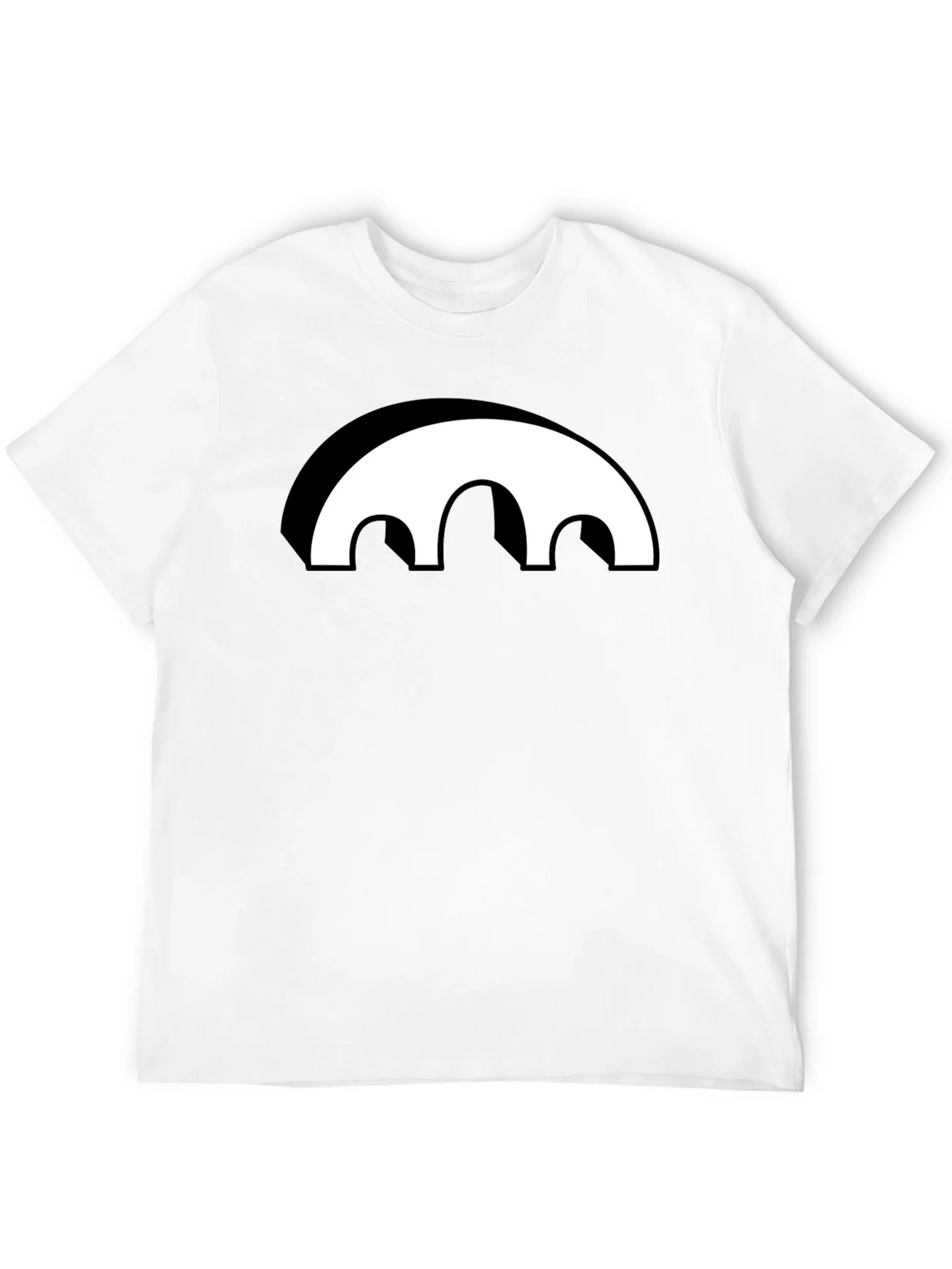 Black Graphic Tee - Abstract Arch Design product image 11