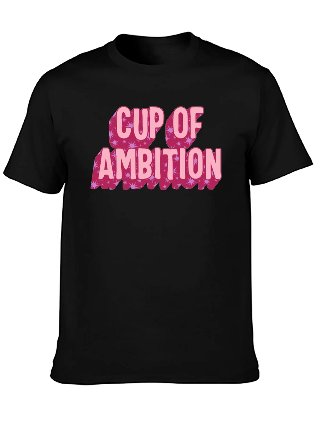 Cup of Ambition Graphic Tee - Black