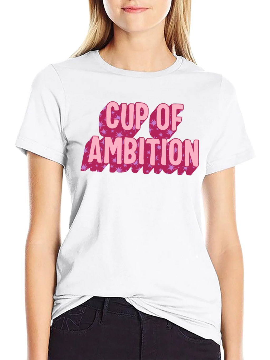 Cup of Ambition Graphic Tee - Black