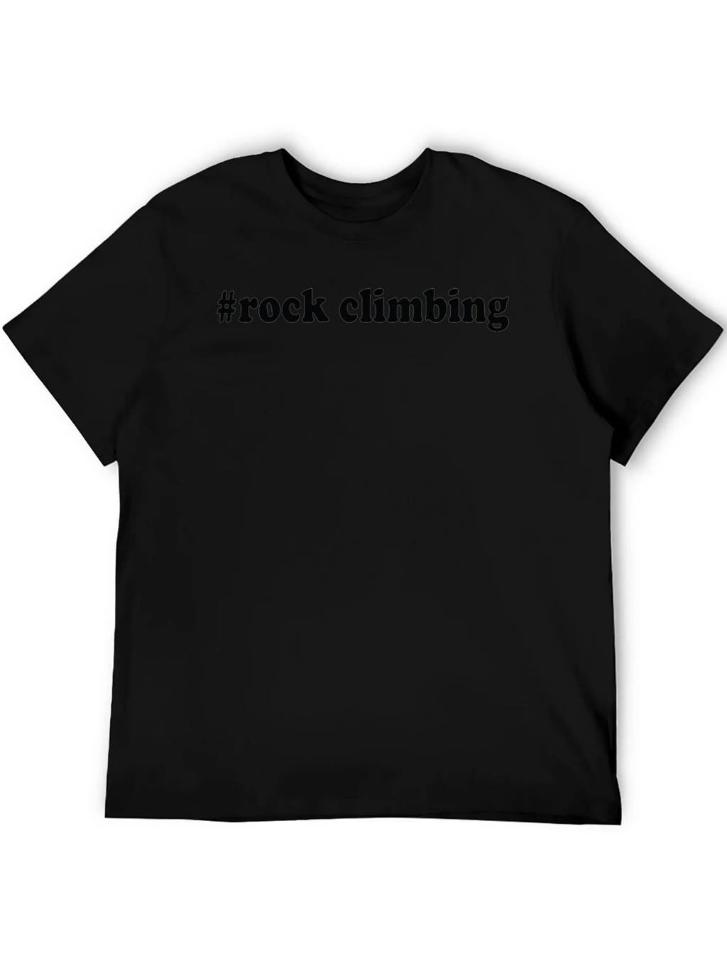 #Rock Climbing Black Graphic Tee product image 5