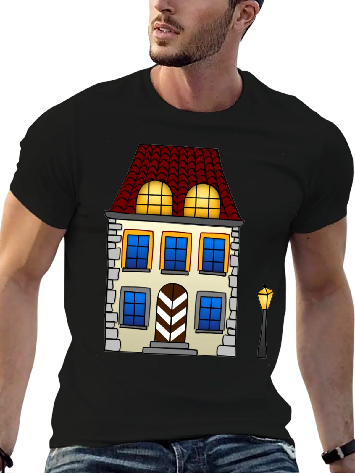 Vintage House Graphic Tee - Unique Design product image 6