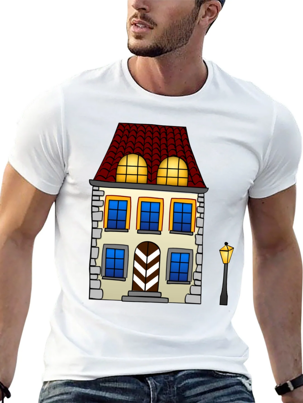 Vintage House Graphic Tee - Unique Design product image 12