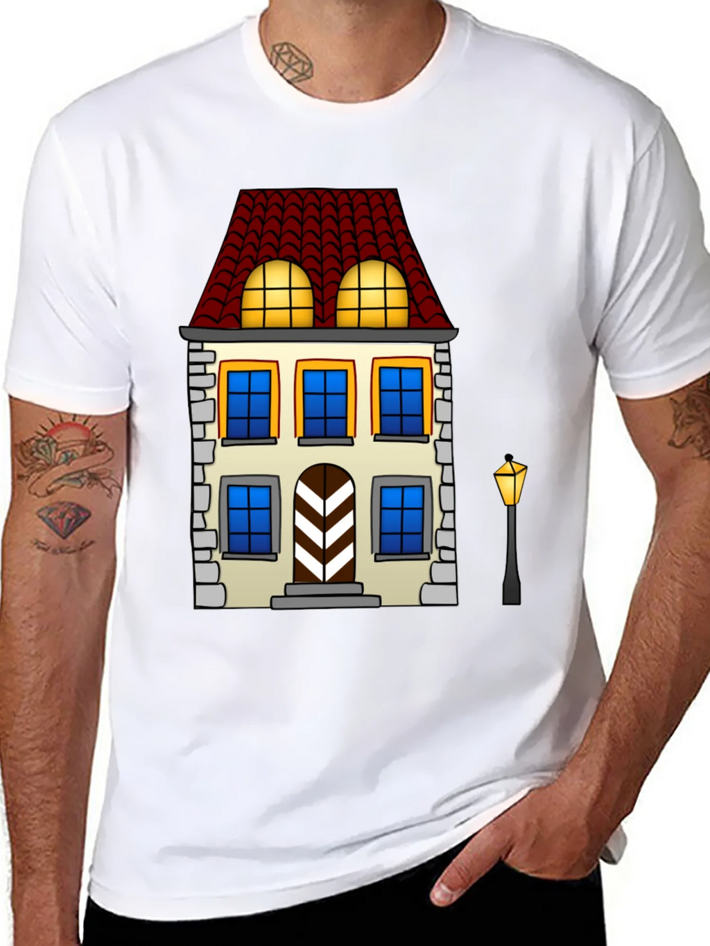 Vintage House Graphic Tee - Unique Design product image 7