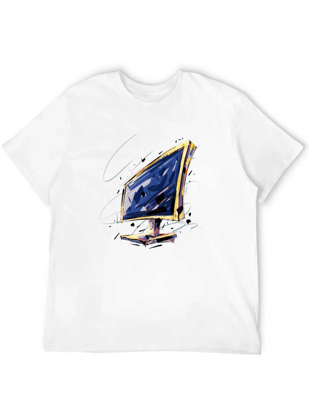 Abstract Monitor Graphic Tee product image 11