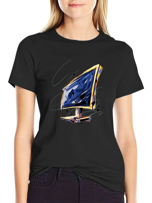 Abstract Monitor Graphic Tee product image 2