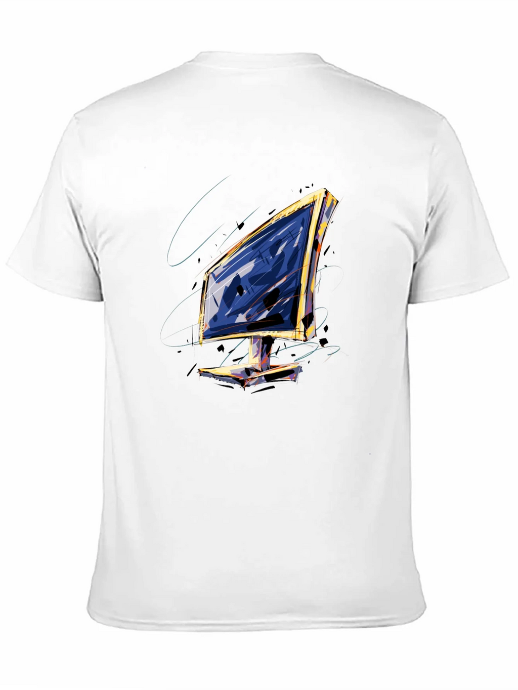Abstract Monitor Graphic Tee product image 10