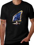 Abstract Monitor Graphic Tee product image 1
