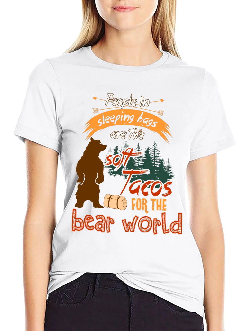 Bear World T-Shirt Camping Humor Tee