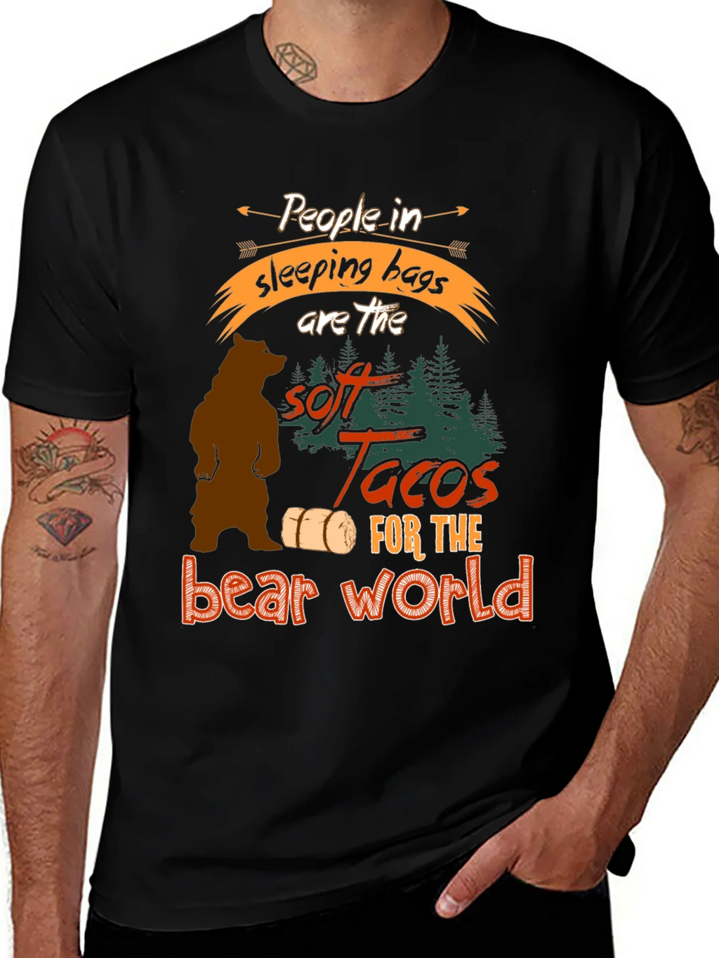 Bear World T-Shirt Camping Humor Tee
