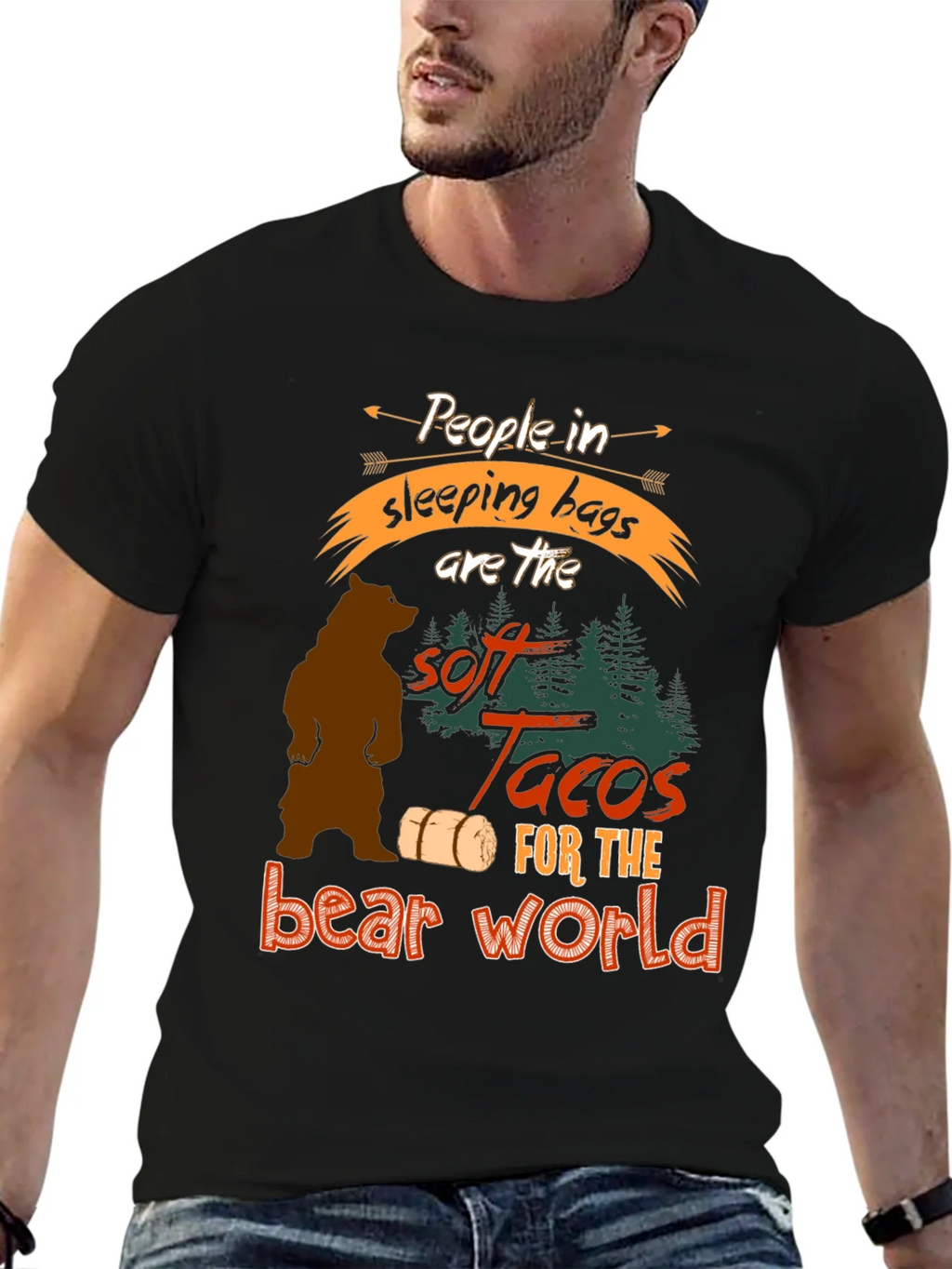 Bear World T-Shirt Camping Humor Tee