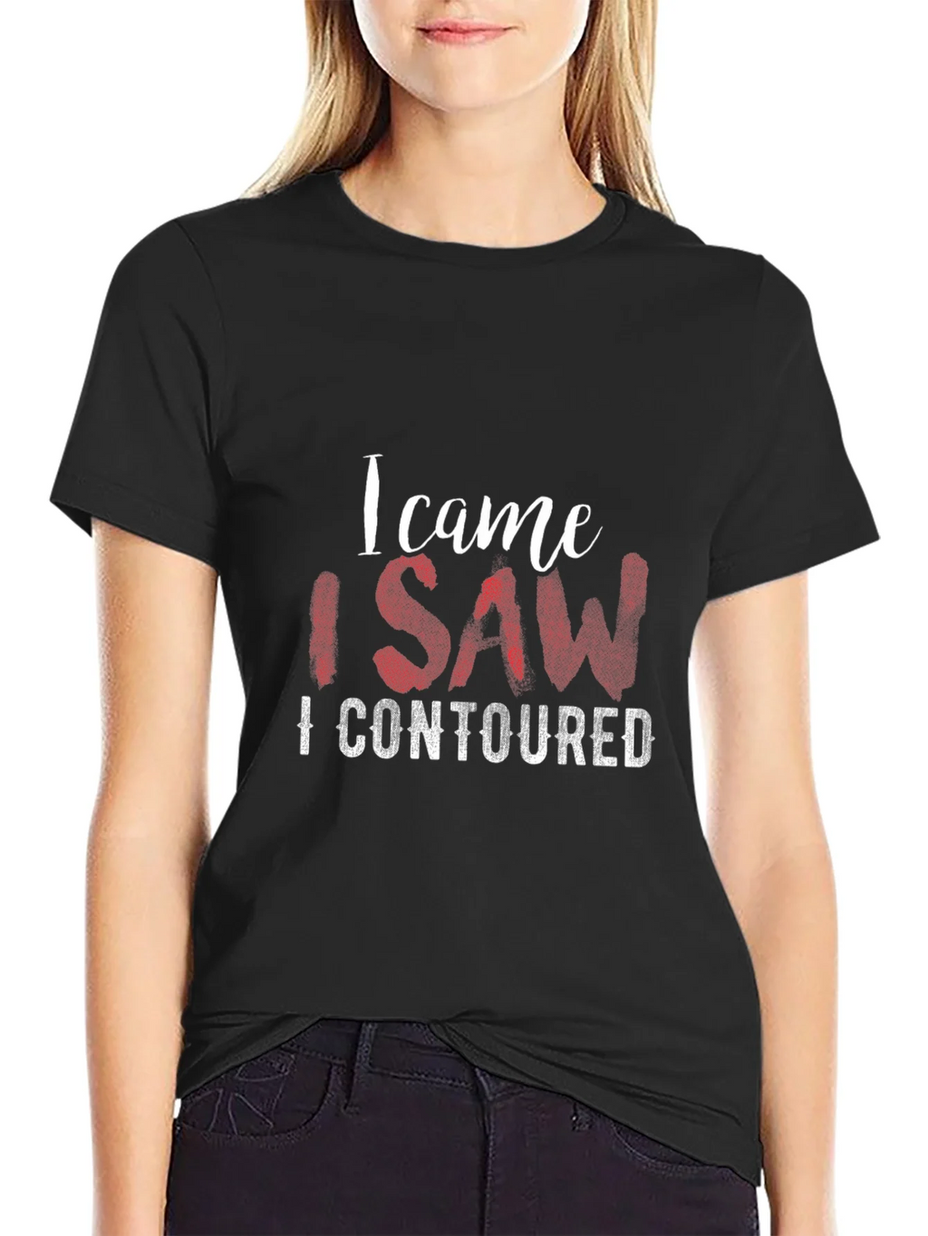 I Came I Saw I Contoured Graphic T-Shirt product image 1