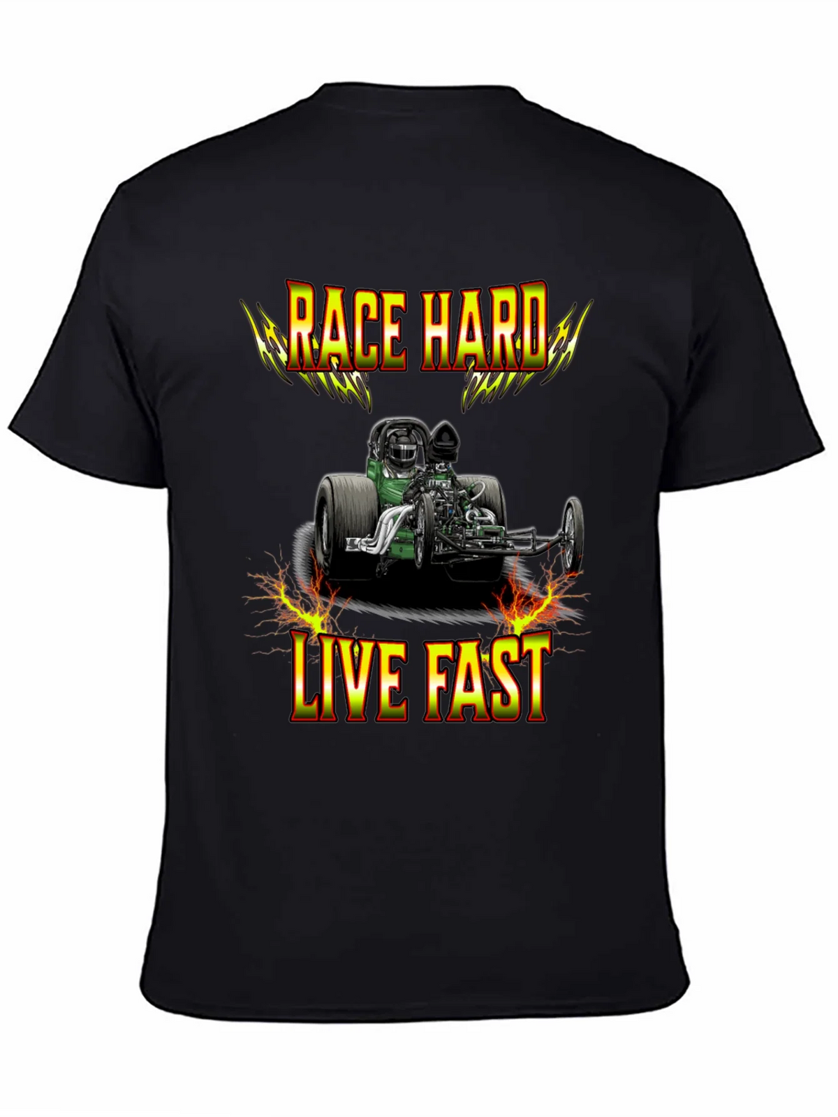 Race Hard Live Fast Graphic T-Shirt product image 4