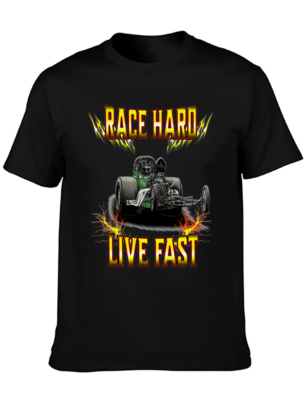 Race Hard Live Fast Graphic T-Shirt product image 3