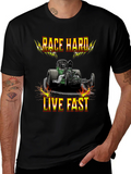 Race Hard Live Fast Graphic T-Shirt product image 1