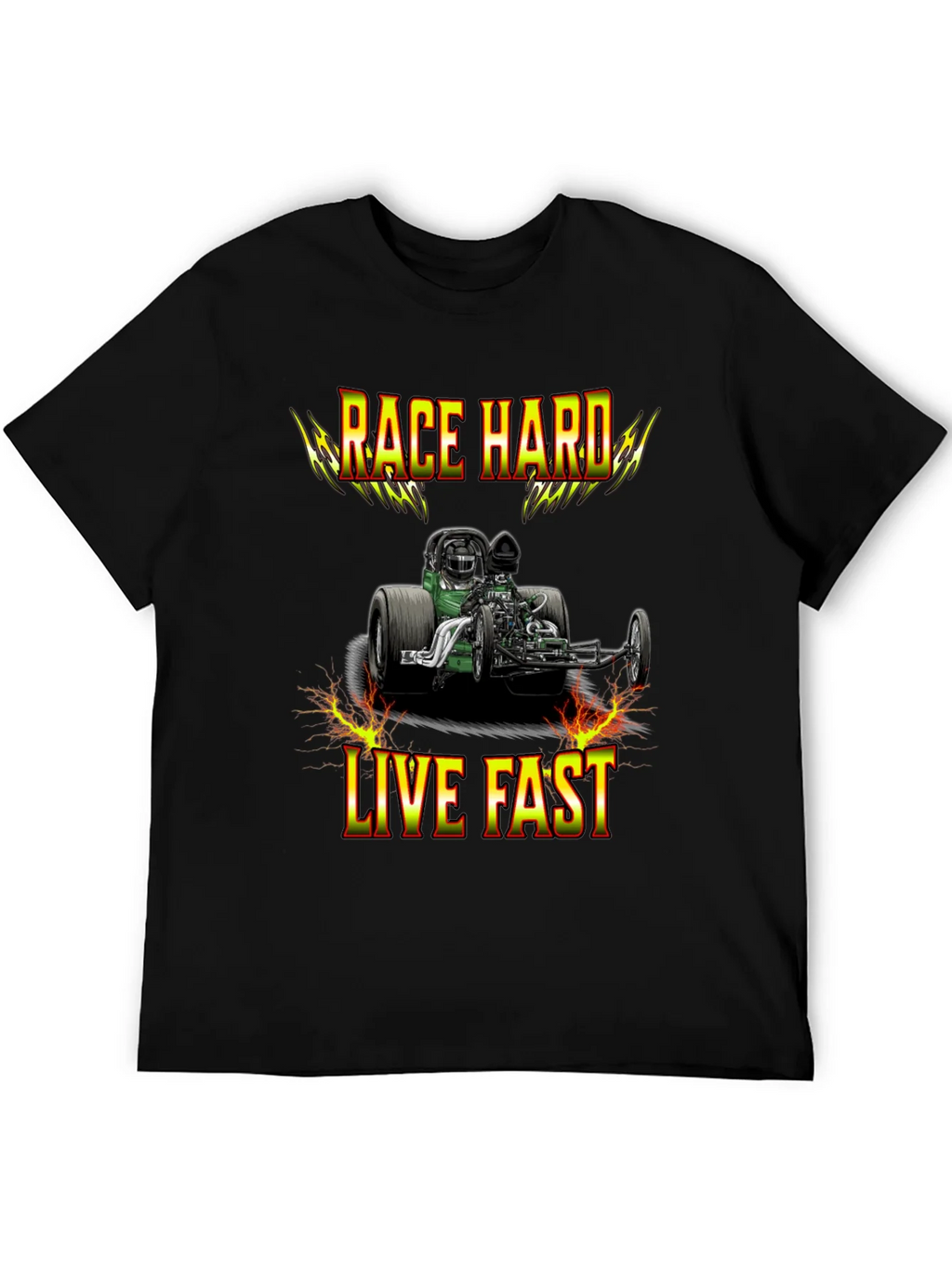 Race Hard Live Fast Graphic T-Shirt product image 5