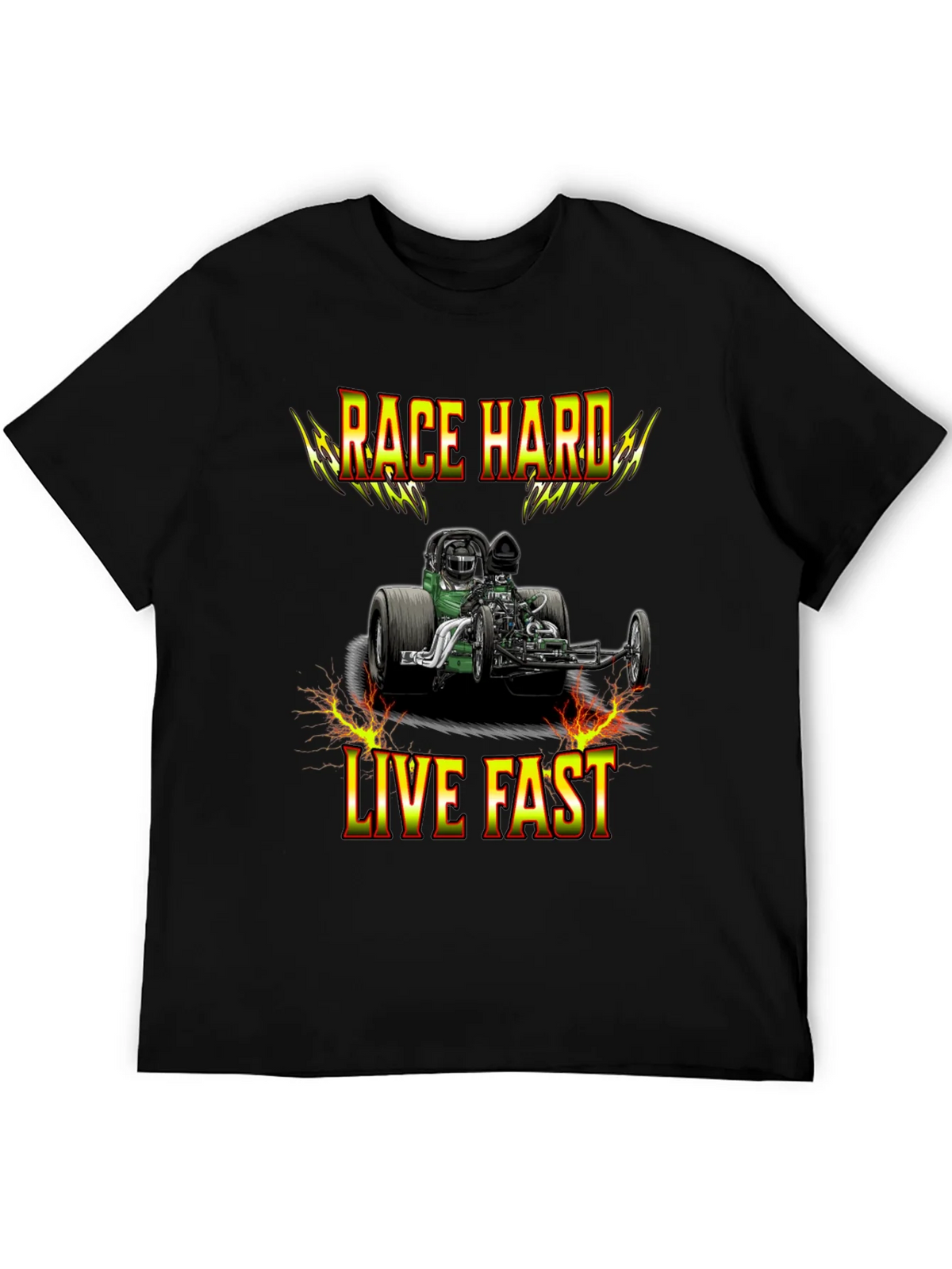 Race Hard Live Fast Graphic T-Shirt product image 5