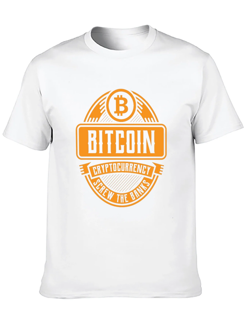 Bitcoin Cryptocurrency T-Shirt - Screw the Banks product image 9
