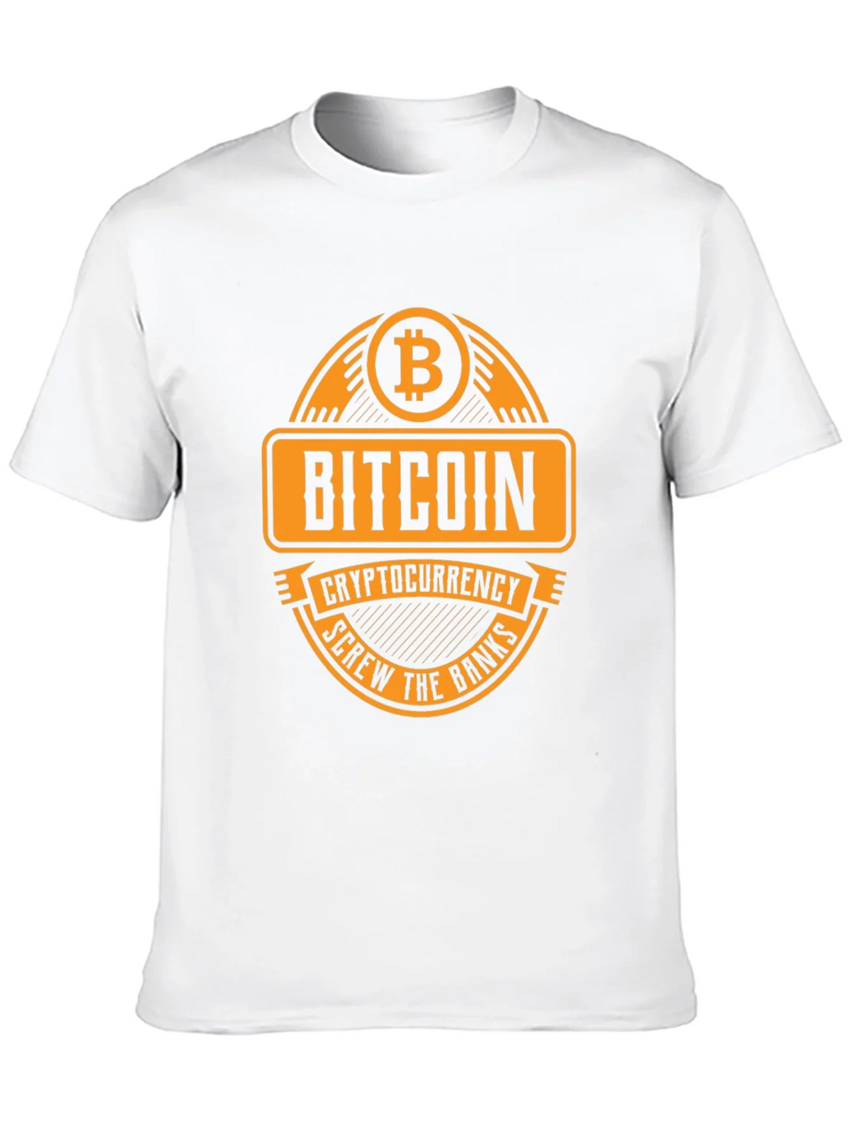 Bitcoin Cryptocurrency T-Shirt - Screw the Banks product image 9