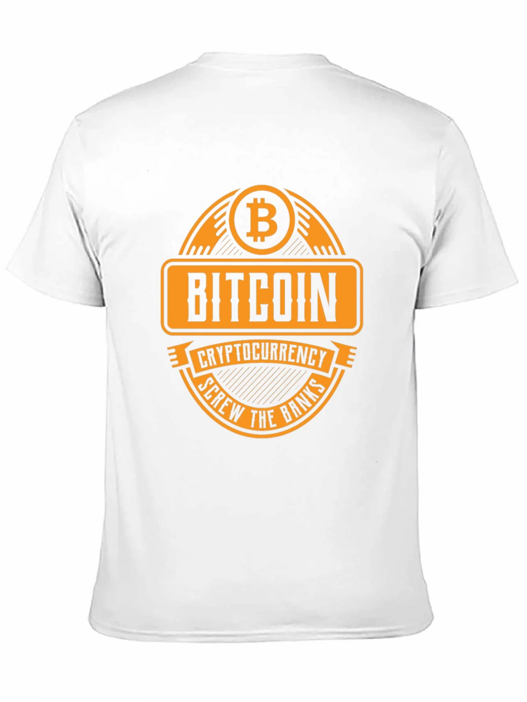 Bitcoin Cryptocurrency T-Shirt - Screw the Banks product image 10