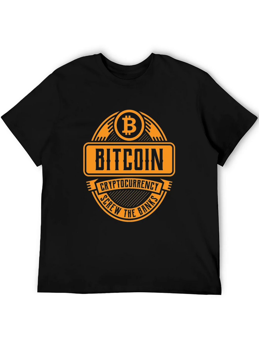 Bitcoin Cryptocurrency T-Shirt - Screw the Banks product image 5