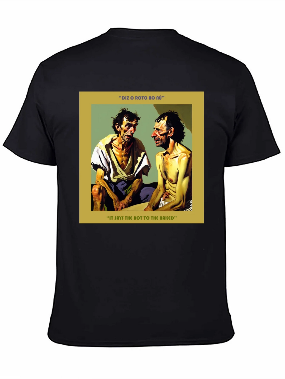 Edgy Graphic Print Tee: Rot to the Naked product image 4
