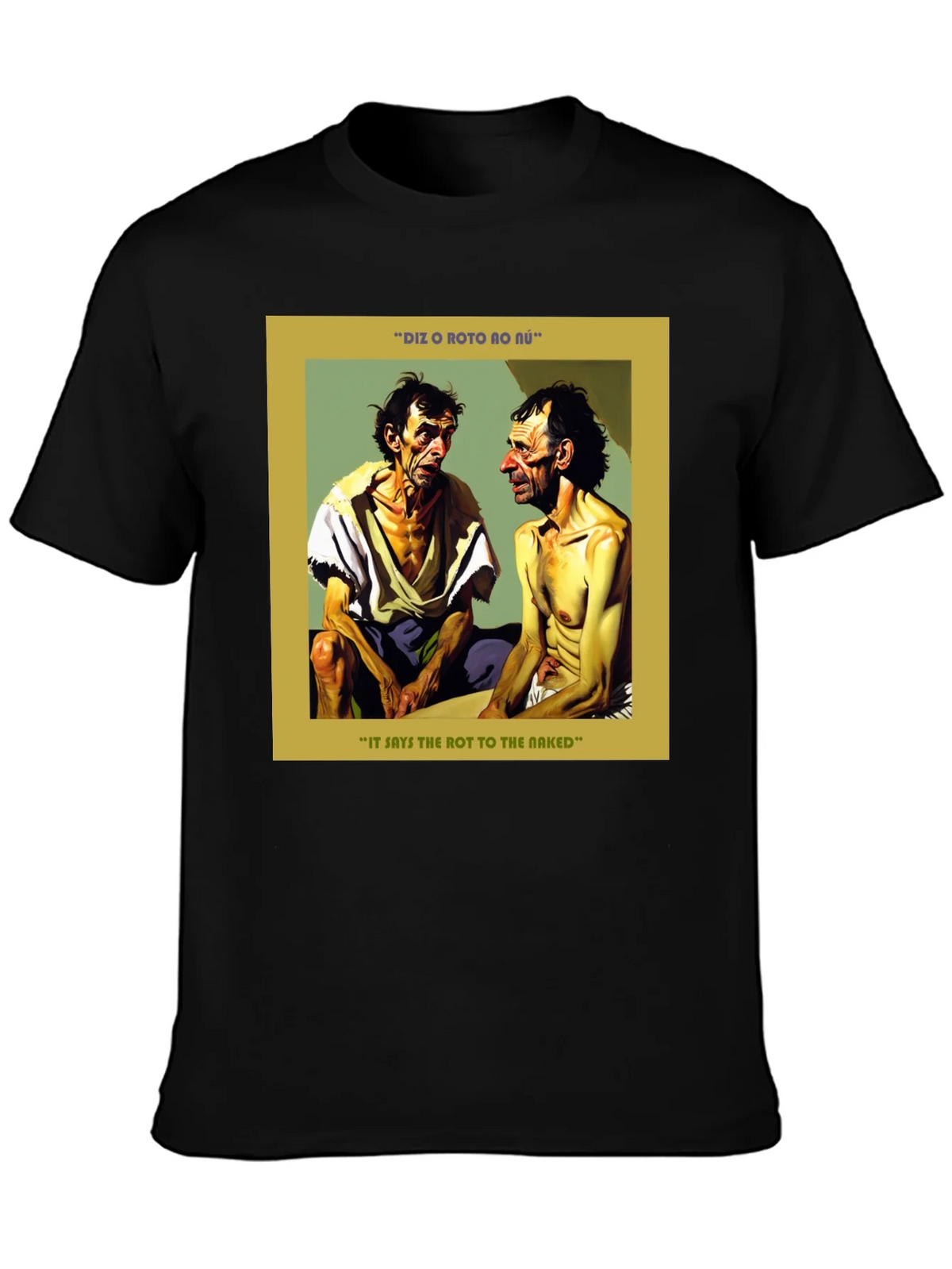 Edgy Graphic Print Tee: Rot to the Naked product image 3