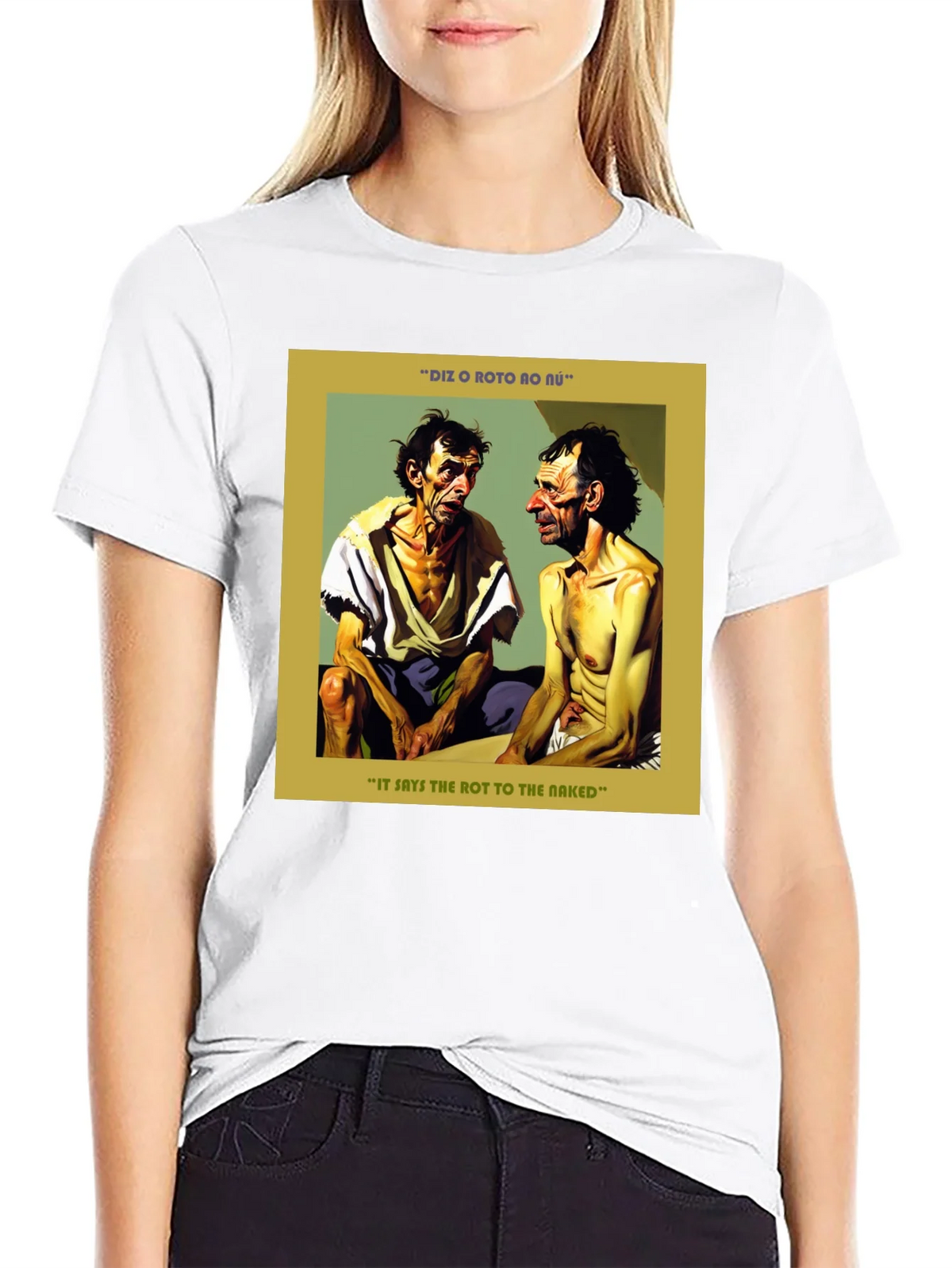Edgy Graphic Print Tee: Rot to the Naked product image 8