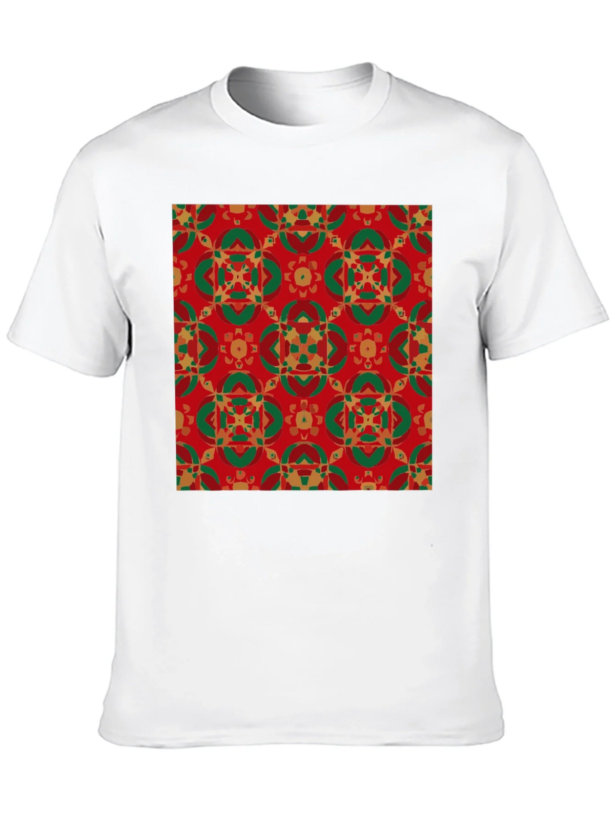 Festive Patterned Crew Neck T-Shirt product image 9