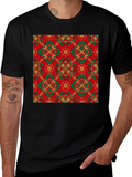 Festive Patterned Crew Neck T-Shirt product image 1
