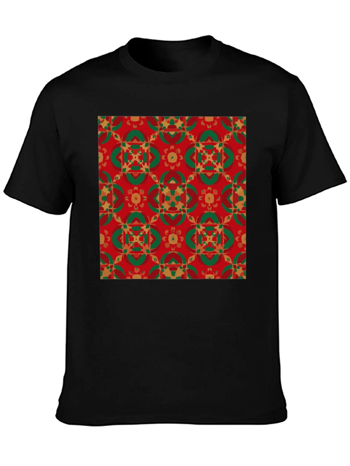 Festive Patterned Crew Neck T-Shirt product image 3