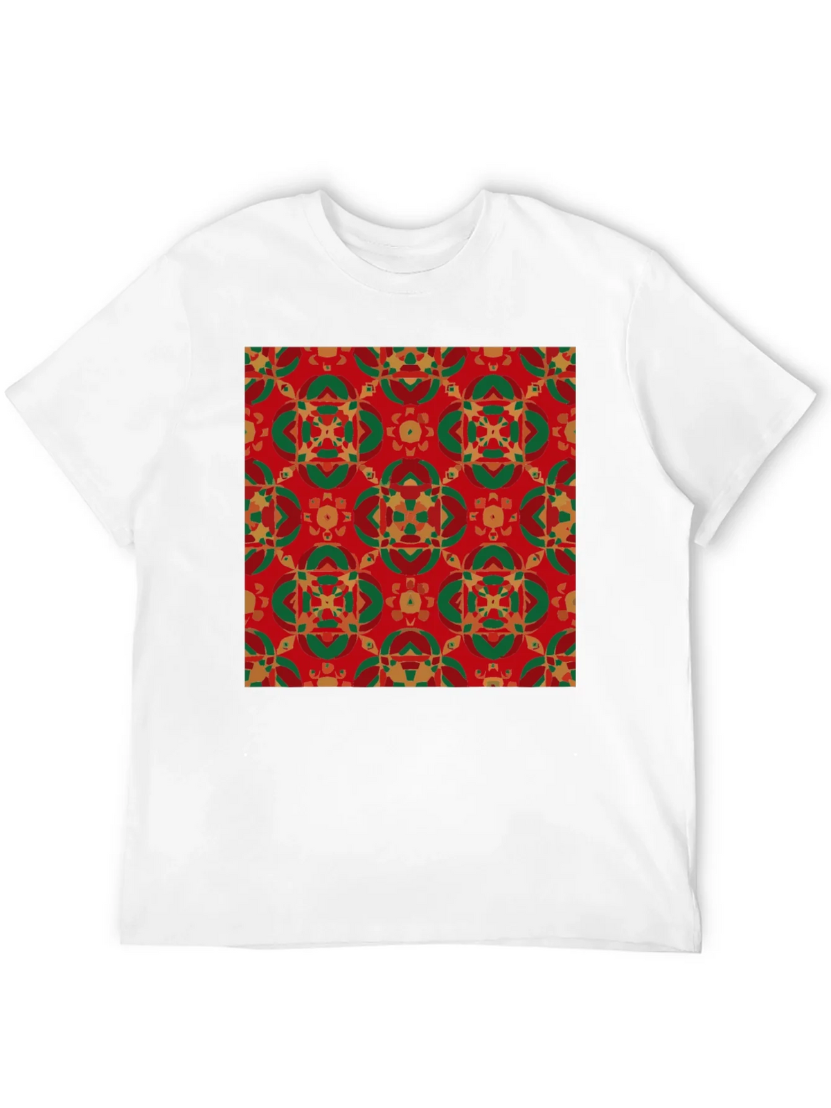 Festive Patterned Crew Neck T-Shirt product image 11