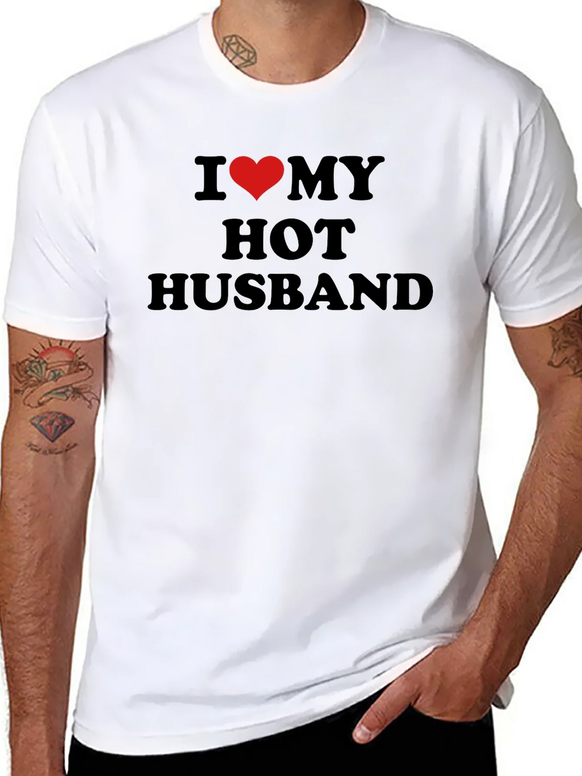 I Heart My Hot Husband T-Shirt product image 7