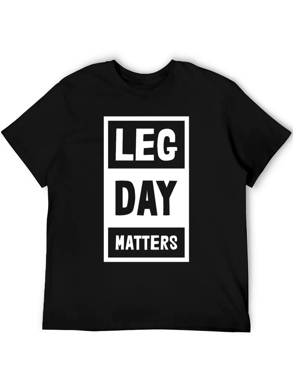 Leg Day Matters Black Graphic Tee product image 5