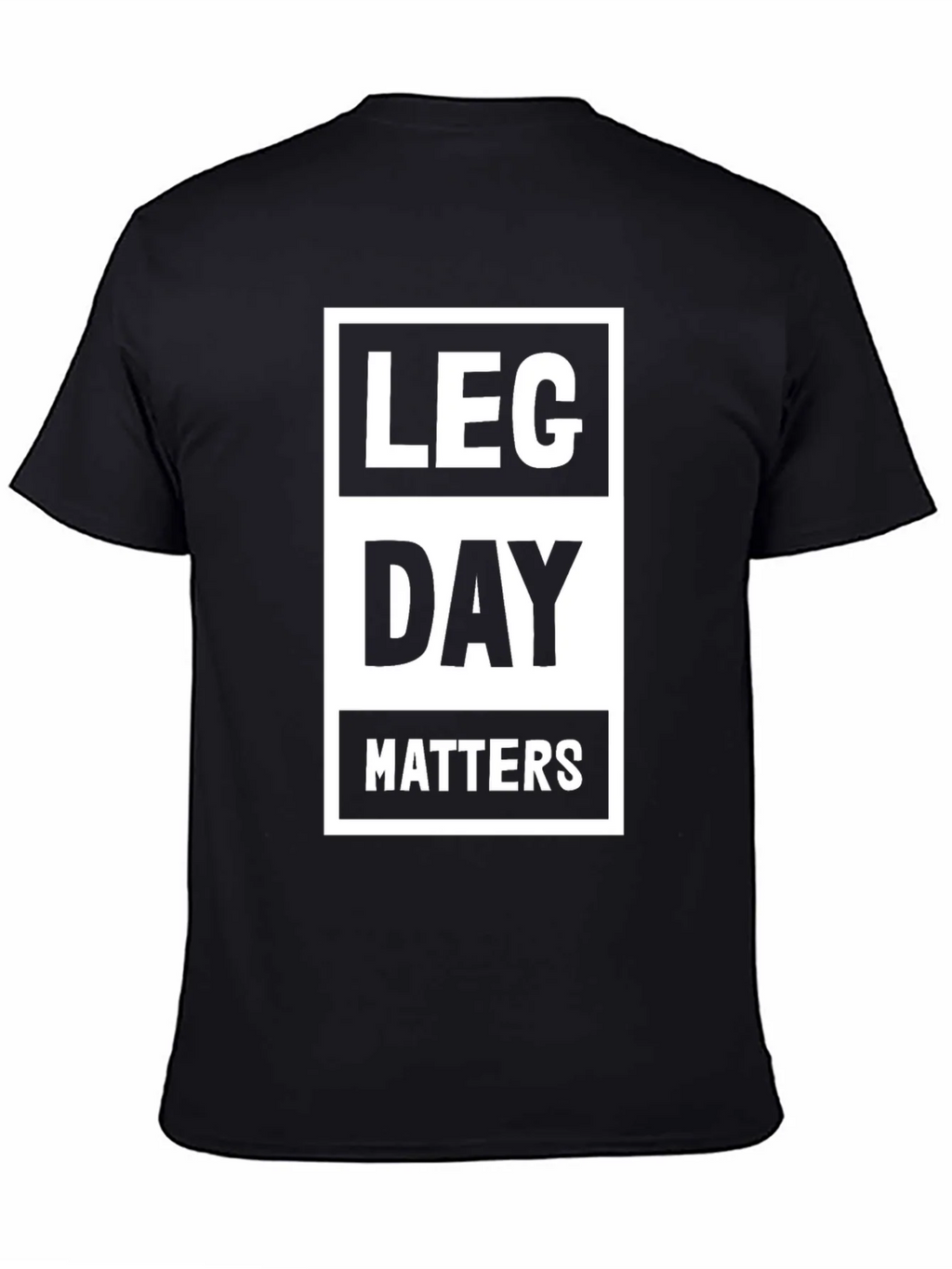 Leg Day Matters Black Graphic Tee product image 4
