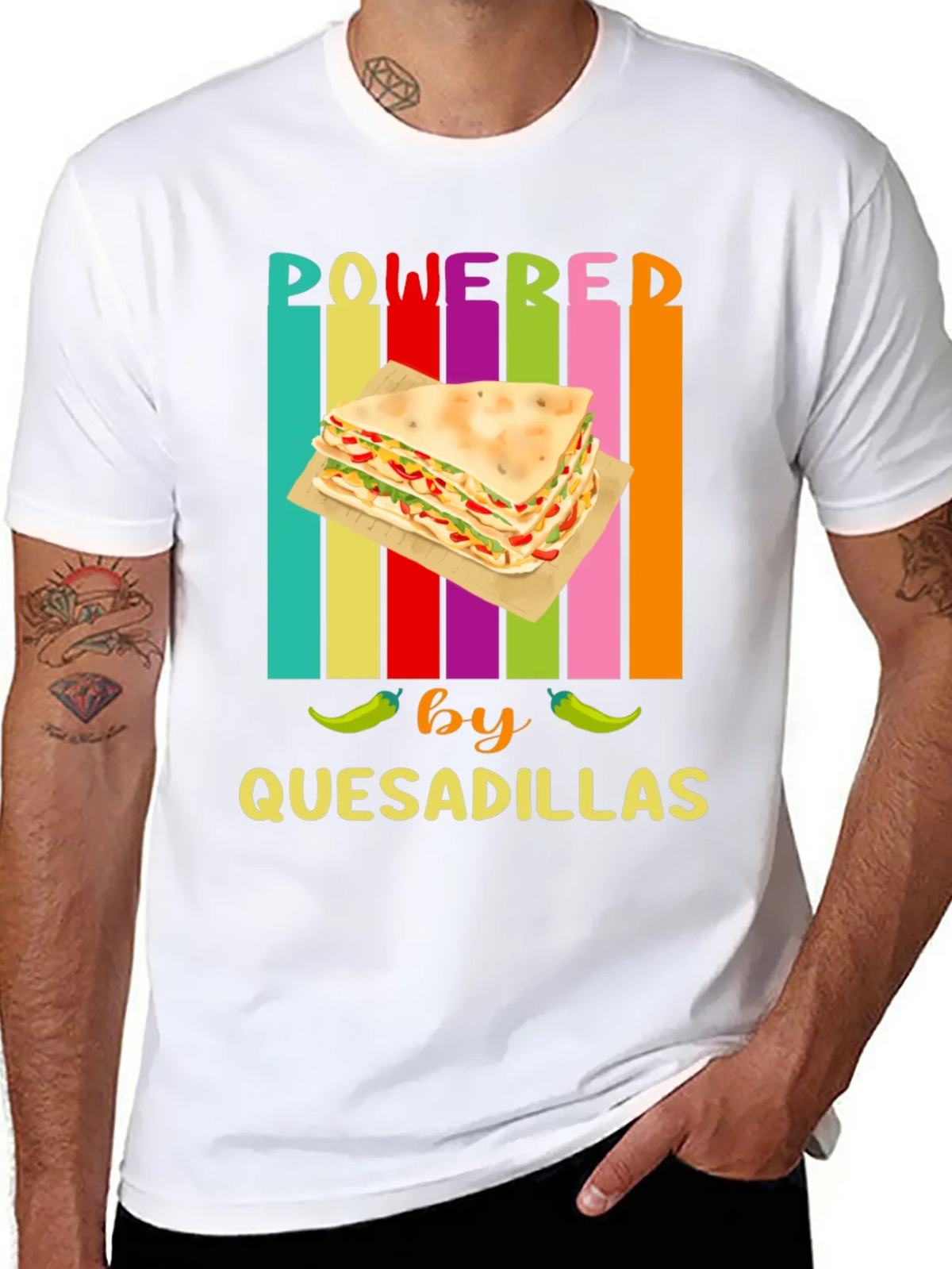 Powered by Quesadillas Graphic Tee product image 7