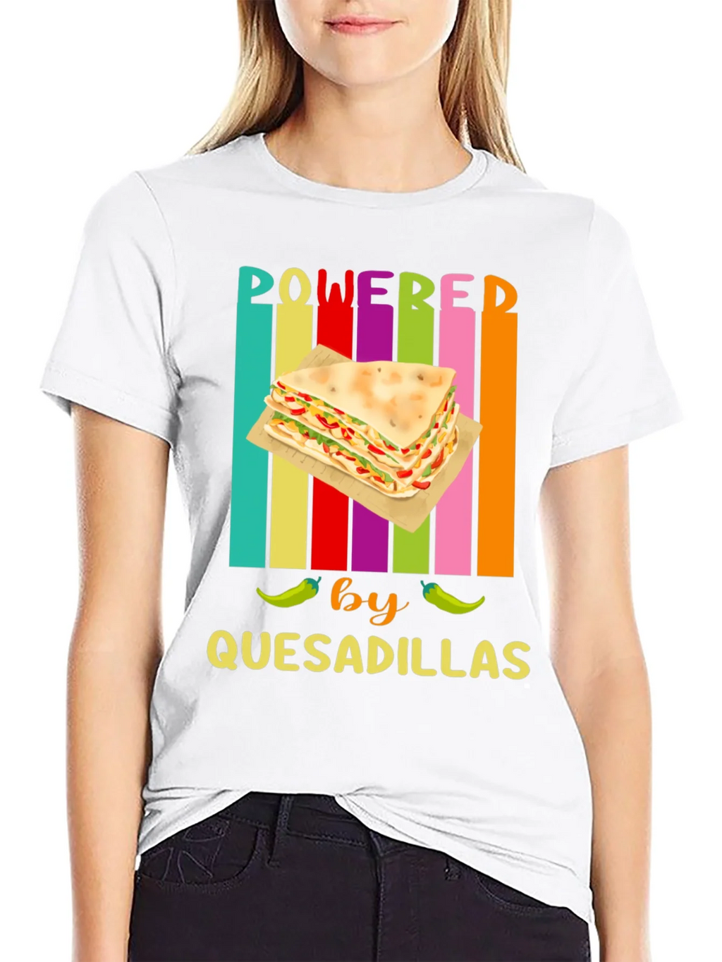 Powered by Quesadillas Graphic Tee product image 8