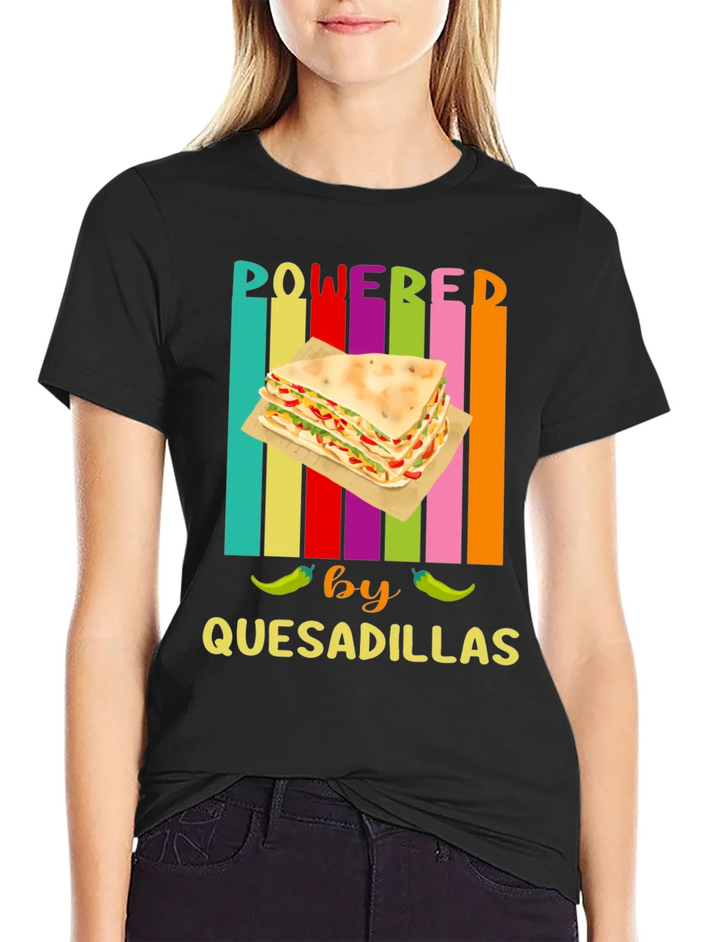 Powered by Quesadillas Graphic Tee product image 2