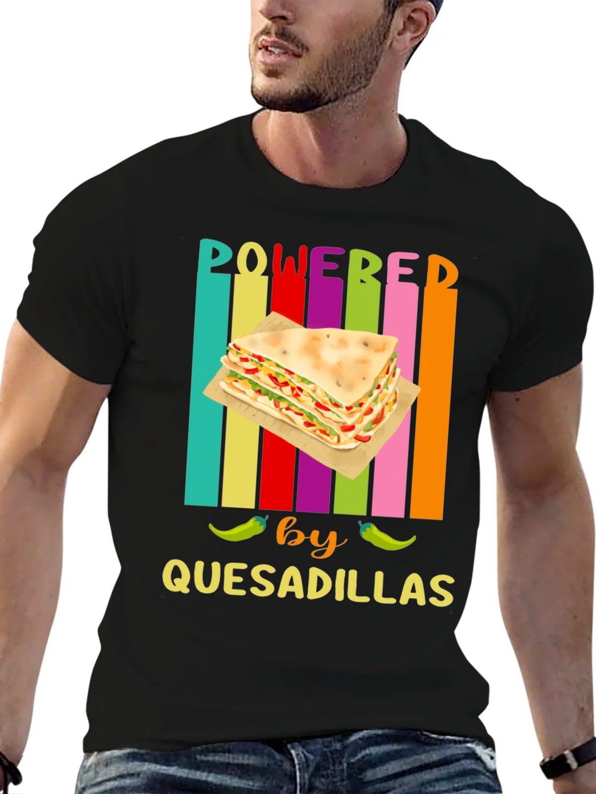 Powered by Quesadillas Graphic Tee product image 6