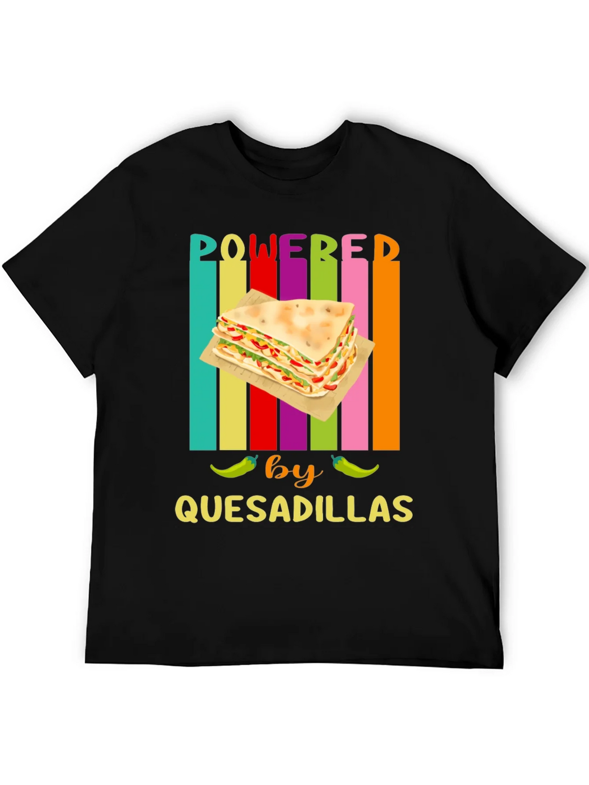 Powered by Quesadillas Graphic Tee product image 5