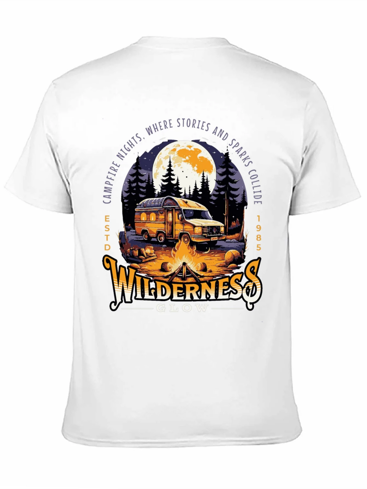 Wilderness Glow Campfire Night T-Shirt product image 10