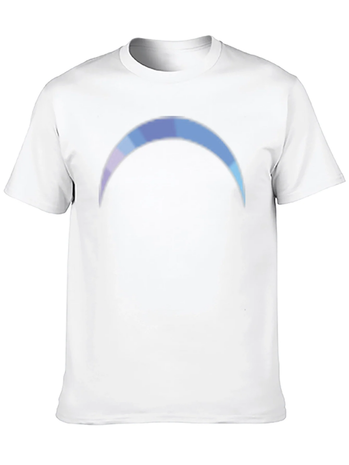 Gradient Crescent Moon Black T-Shirt product image 9