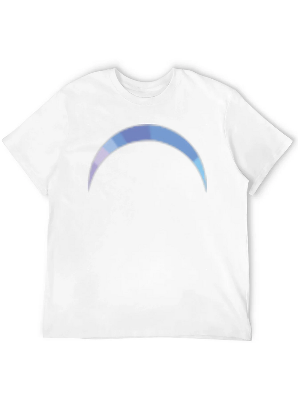 Gradient Crescent Moon Black T-Shirt product image 11