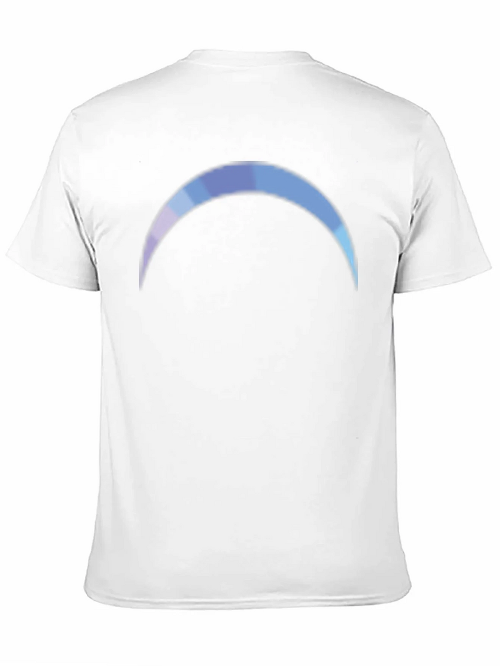 Gradient Crescent Moon Black T-Shirt product image 10