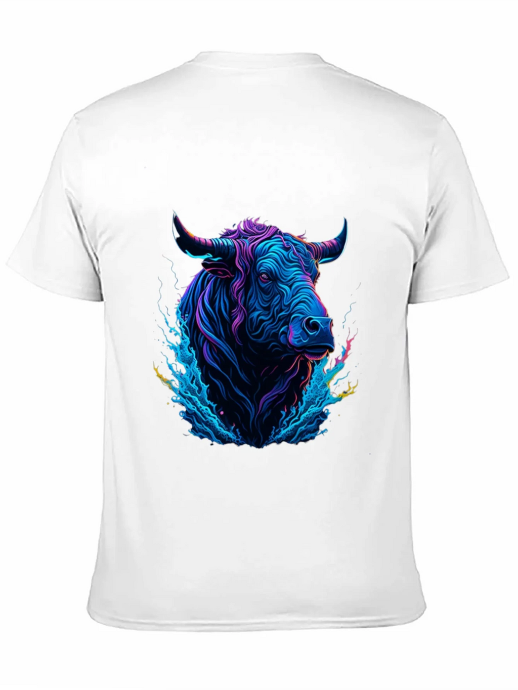 Neon Bull Graphic Tee - Mens Black T-Shirt product image 10