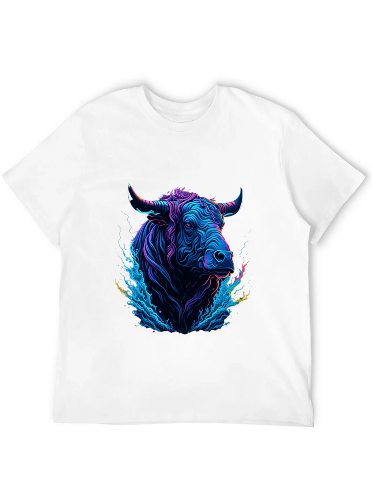 Neon Bull Graphic Tee - Mens Black T-Shirt product image 11